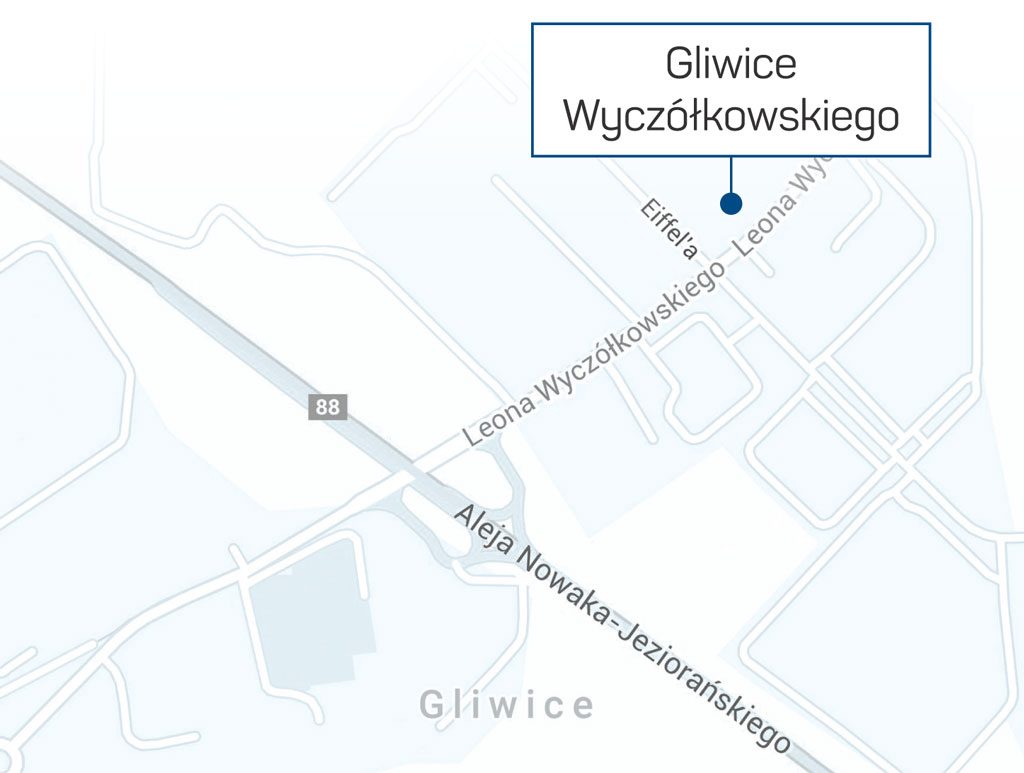Gliwice, ul. Wyczółkowskiego (teren KSSE)
