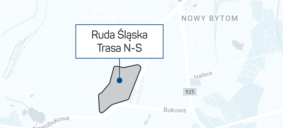 Ruda Śląska trasa N-S