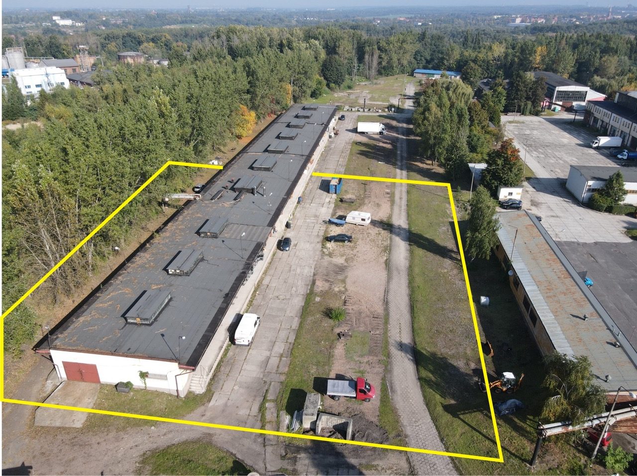 Hale i działki przemysłowe w pobliżu DTŚ