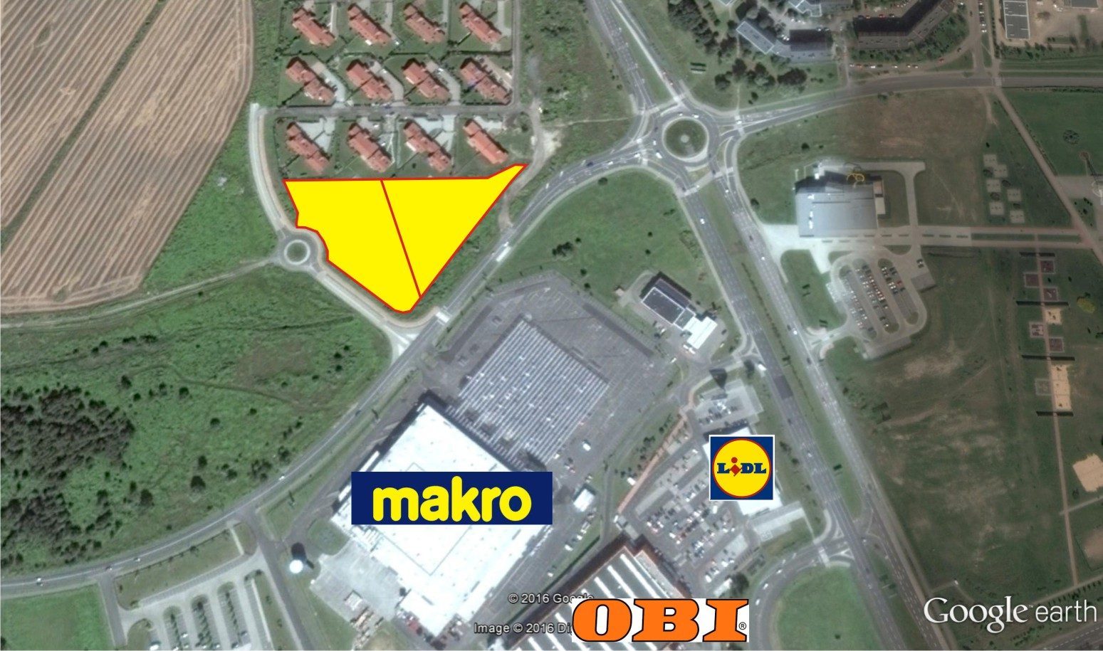 Zabrze, ul. Jowisza (przy Makro I Obi )
